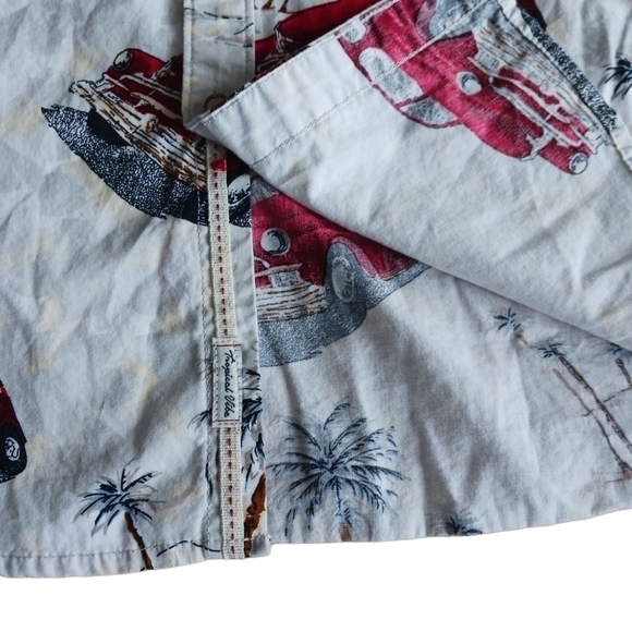 Denim & Flower Slim Fit Tropical Vibe Button Down - Picture 4 of 8